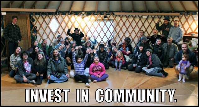 sweet holiday party in the yurt.jpg